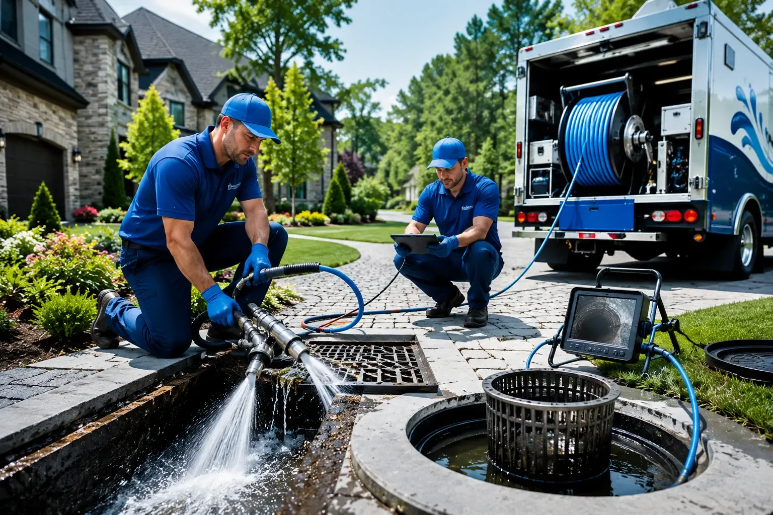 Local outdoor drain cleaning professionals in Elkhart Lake, WI